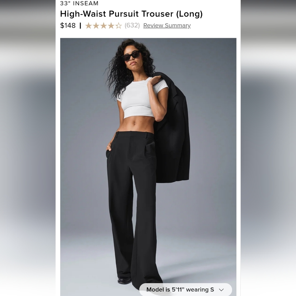 Alo high waist Persuit trouser